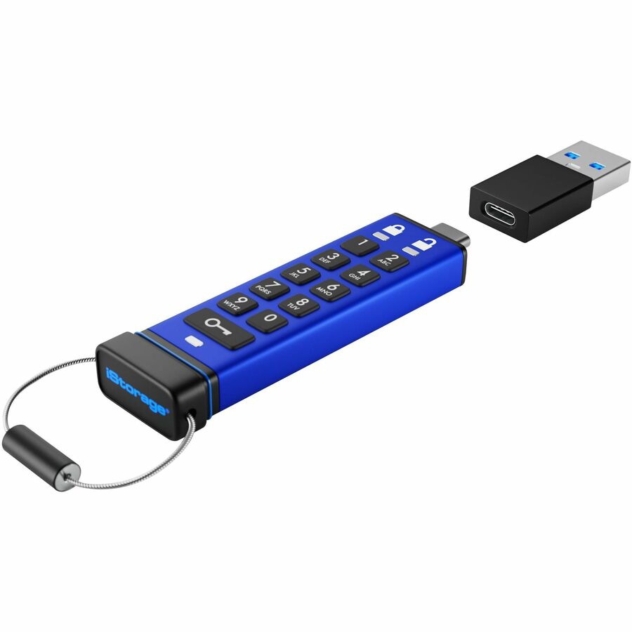 iStorage datAshur PRO+C 512GB USB-C FIPS 140-3 Level 3 Secure Flash Drive