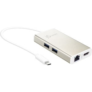 j5 create JCA374 USB Type-C Multi-Adapter HDMI/Ethernet/USB 3.0 HUB/PD 2.0
