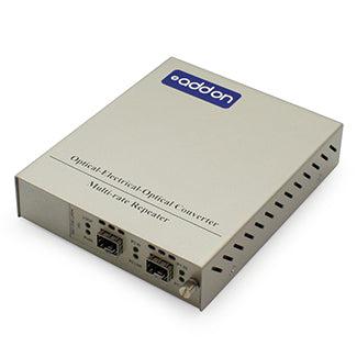 10G OEO Converter 3R Repeater 2 SFP+ Slots Standalone Kit | TecISoft ADD-MCC10G2SFP-SK