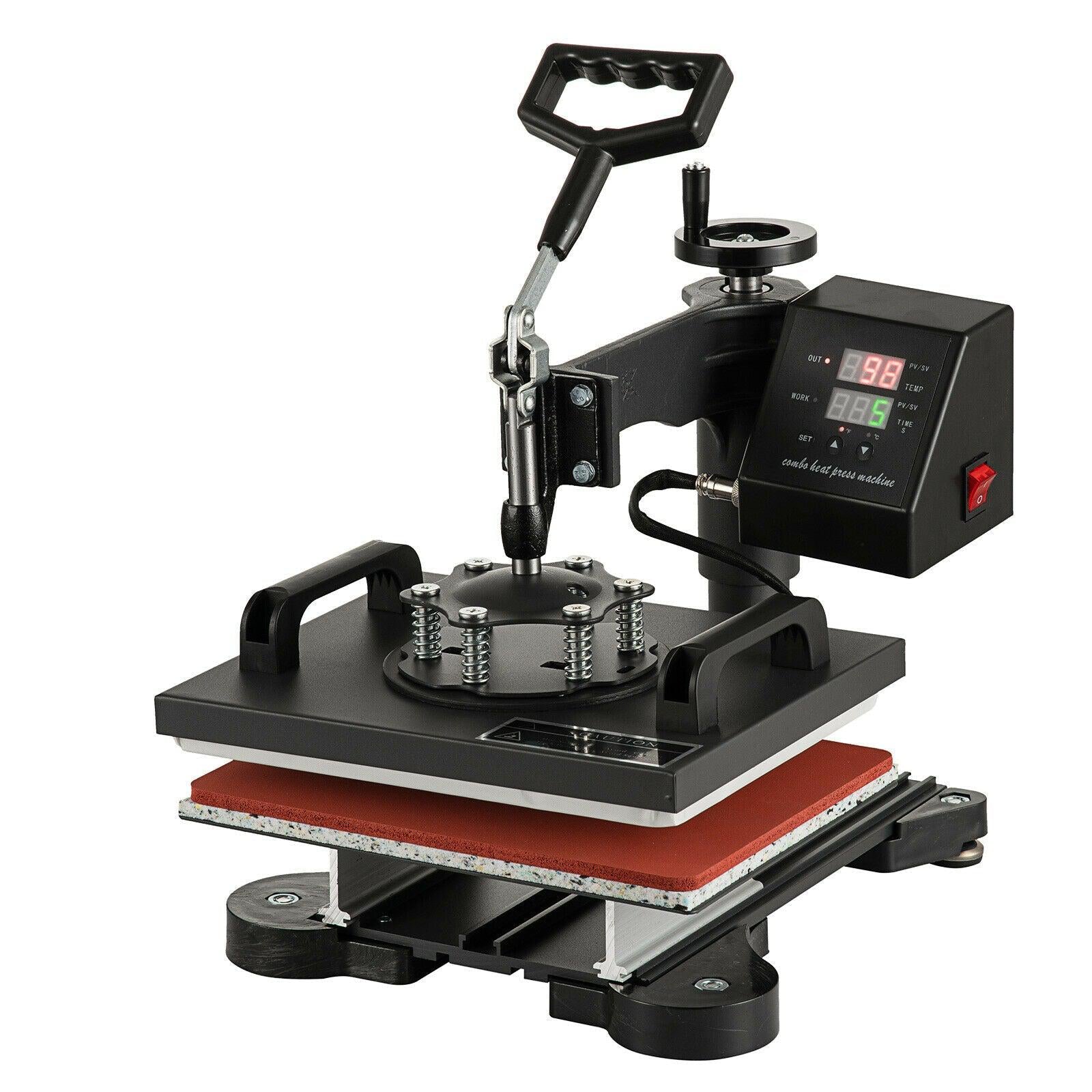 12" X 10" T-Shirt Heat Press Sublimation Transfer Machine 360 Degree Swing Away