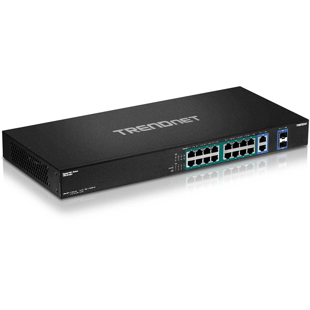 18-Port Gigabit PoE+ Switch - High-Power Enterprise Network Solution | TecISoft TPE-TG182F