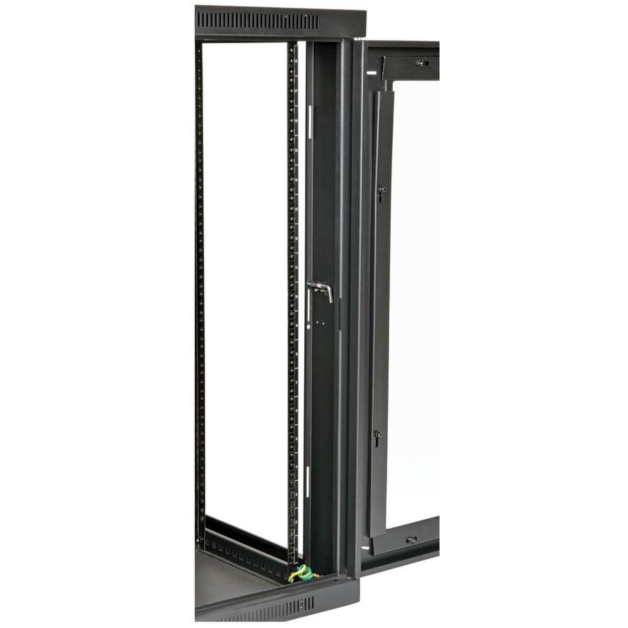 18U Wall Mount Rack Enclosure - UPS Depth Cabinet with Acrylic Window | TecISoft SRW18USDPG