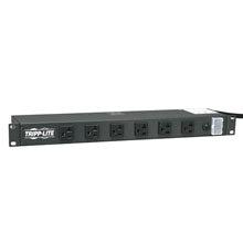 1U Rack-Mount Power Strip 120V 20A - 12 Outlets Front/Rear Facing | tecisoft RS1215-20
