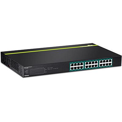 24-Port Gigabit PoE+ Switch - Unmanaged Network Switch | TRENDnet TPE-TG240G