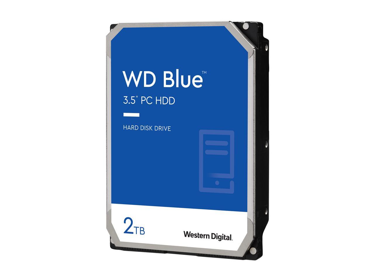 2TB Hard Drive - WD Blue PC Desktop Storage Solution | Western Digital WD20EZBX