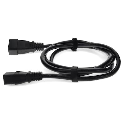 3ft C19 Female to C20 Male 16AWG 100-250V at 10A Black Power Cable ADD-C192C2016AWG3FT