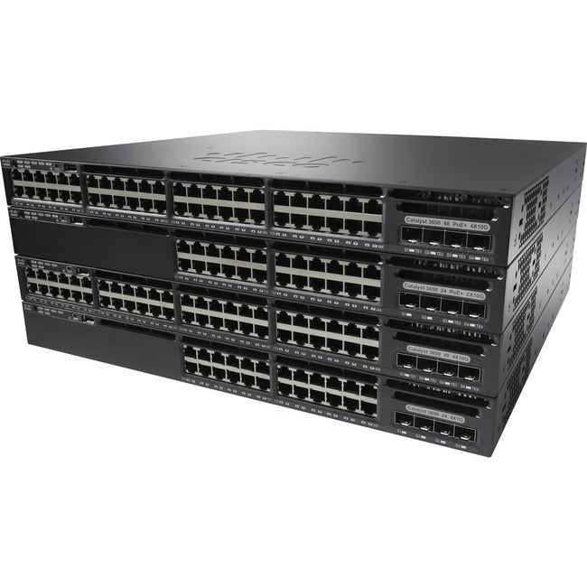 48 Port PoE Switch - Cisco Catalyst Gigabit Ethernet Stackable | CISCO WS-C3650-48TS-S-RF