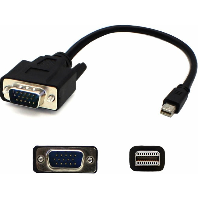 5Pk 3Ft Mini-Displayport 1.1 Male To Vga Male Black Cables For Resolution Up To 1920X1200 (Wuxga)