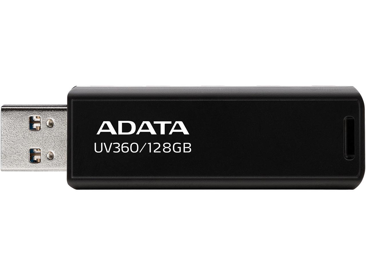 Adata 64Gb Uv360 Usb 3.2 Gen 1 Flash Drive (Auv360-64G-Rbk)
