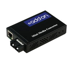ADD-FMCMN-SX-SC 100Base-FX Media Converter - Multimode Fiber Ethernet SC Connector | AddOn Networks