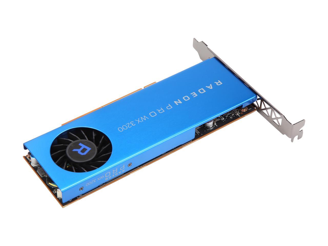 Amd Radeon Pro Wx 3200 100-506115 4Gb 128-Bit Gddr5 Pcie 3.0 X16 (X8 Electrical) Low Profile Workstation Video Card