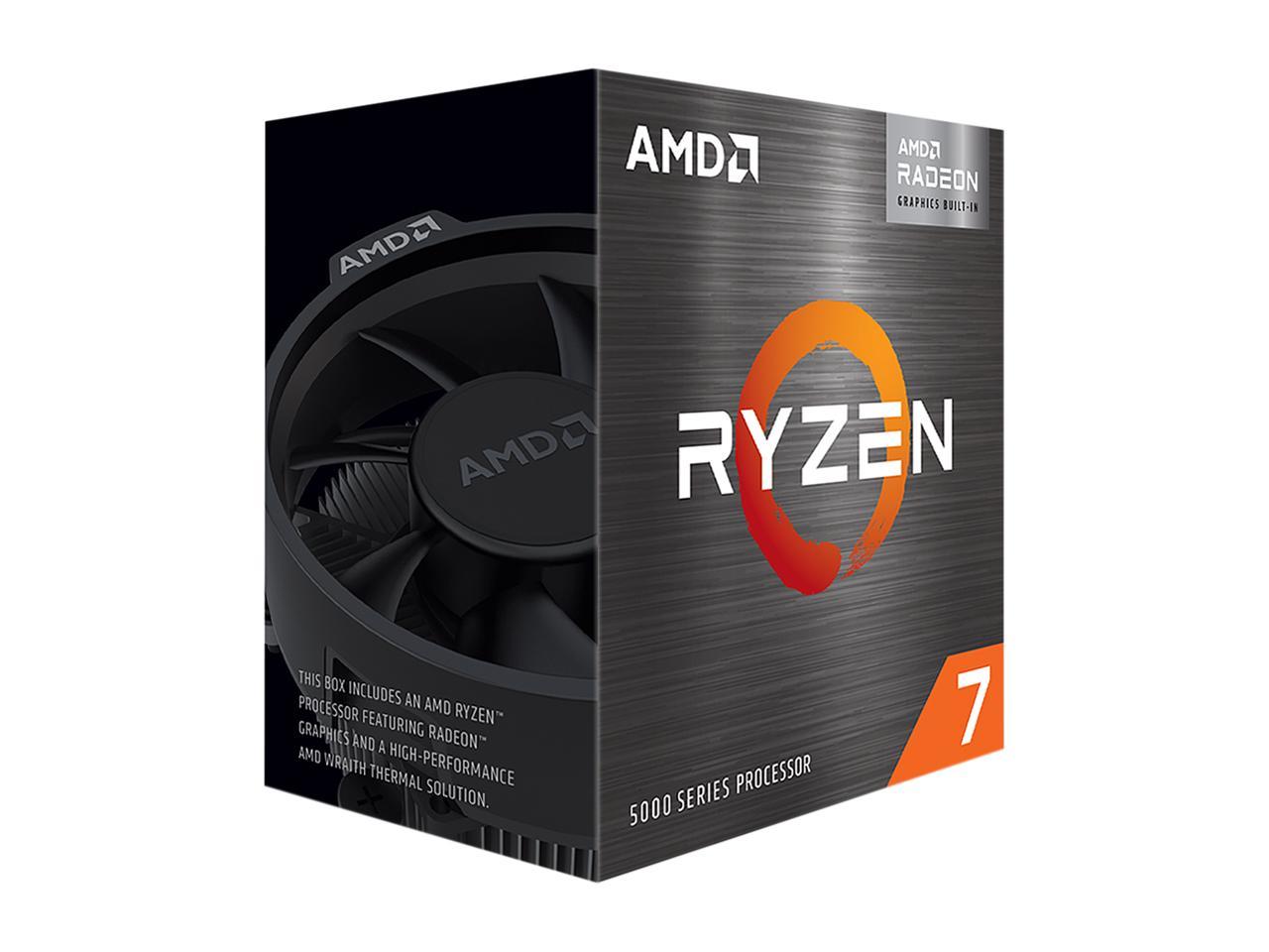 Amd Ryzen 7 5700G 100-100000263Box Processor 8-Core 3.8Ghz Socket Am4 Cpu Retail