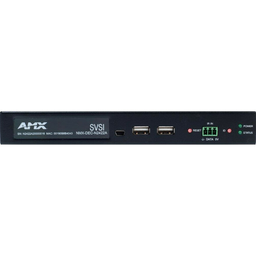 AMX JPEG 2000 4K60 4:4:4 Decoder FGN2422A-SA
