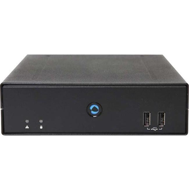 AOpen Digital Engine DE7400 Desktop Computer - Intel Core i3 6th Gen i3-6100H - Mini PC - Black 91.DEG01.A320