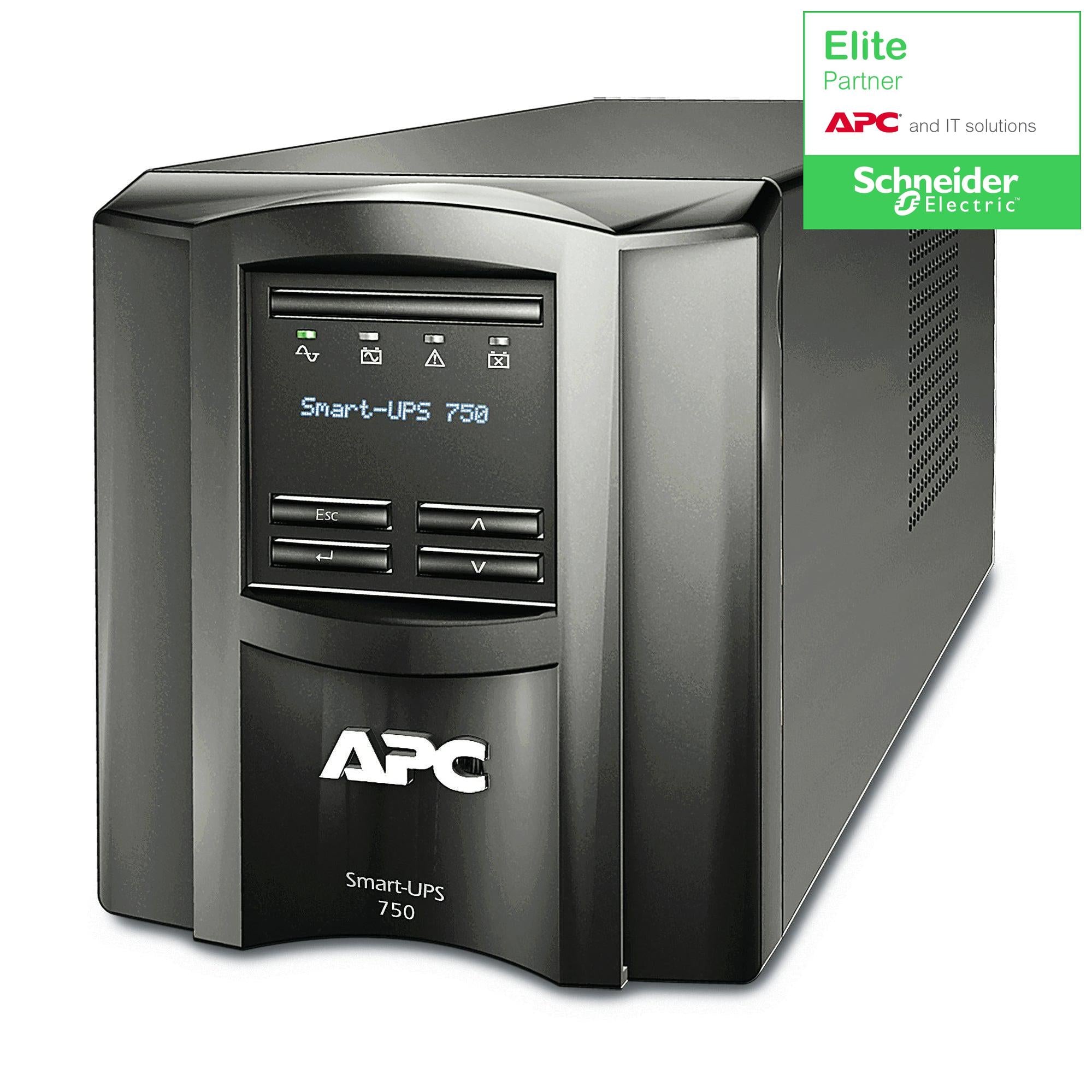Apc Smt750C Uninterruptible Power Supply (Ups) Line-Interactive 0.75 Kva 500 W 6 Ac Outlet(S)
