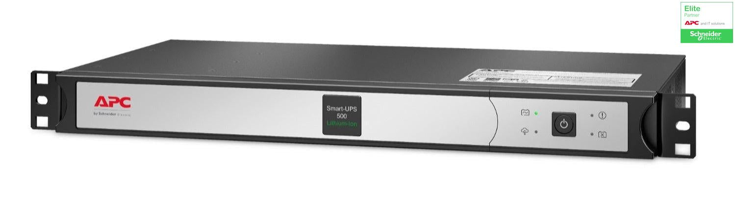 APC Smart-UPS 500VA Lithium-ion - 1U Rackmount Line Interactive UPS | TecISoft SCL500RM1UC