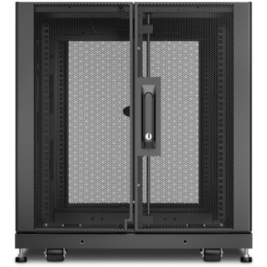 APC by Schneider Electric NetShelter SX 12U Server Rack Enclosure 600mm x 1070mm w/ Sides Black AR3103