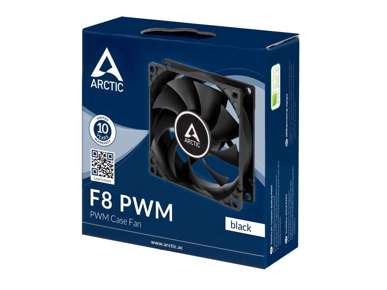 Arctic F8 80Mm 4 Pin Case Fan W/ Pwm (Black)