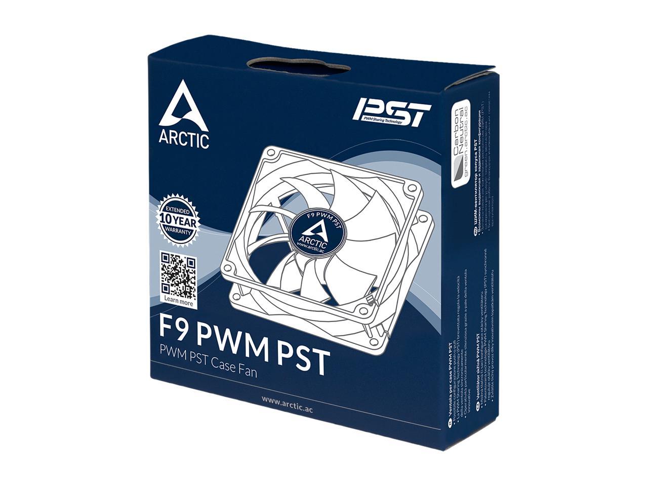 Arctic F9 Pwm Pst - Standard Low Noise Pwm Controlled Case Fan With Pst Feature, Afaco-090P0-Gba01