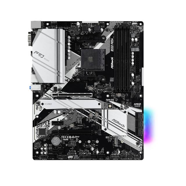Asrock B550 Pro4 Socket Am4/ Amd B550/ Ddr4/ Quad Crossfirex/ Sata3&Usb3.2/ M.2/ Atx Motherboard