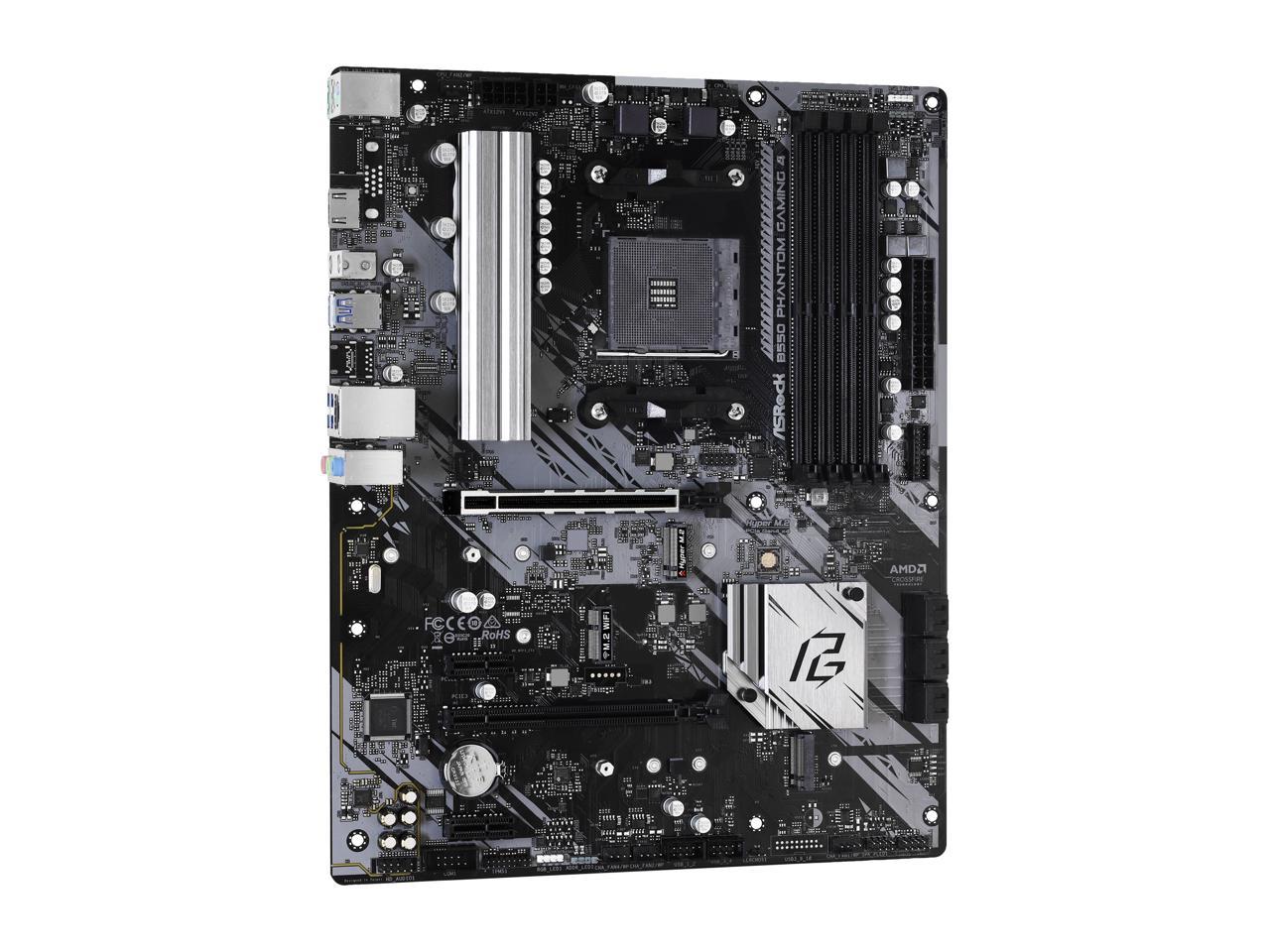 Asrock B550 Phantom Gaming 4 Am4 Amd B550 Sata 6Gb/S Atx Amd Motherboard