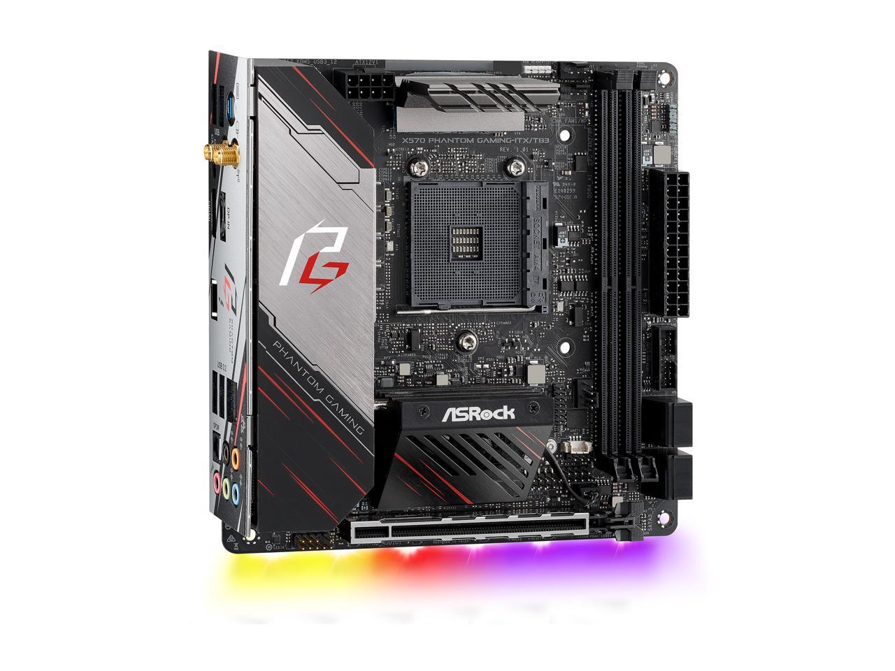 Asrock X570 Phantom Gaming-Itx/Tb3 Mini Itx Thunderbolt 3 Amd Motherboard