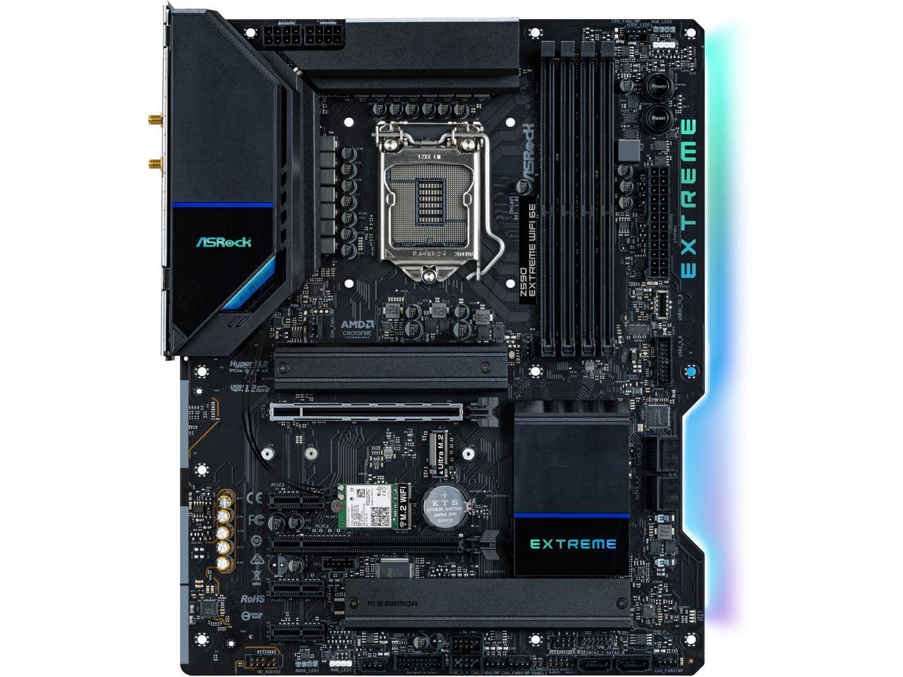 Asrock Z590 Extreme Wifi 6E Lga 1200 Intel Z590 Sata 6Gb/S Atx Intel Motherboard