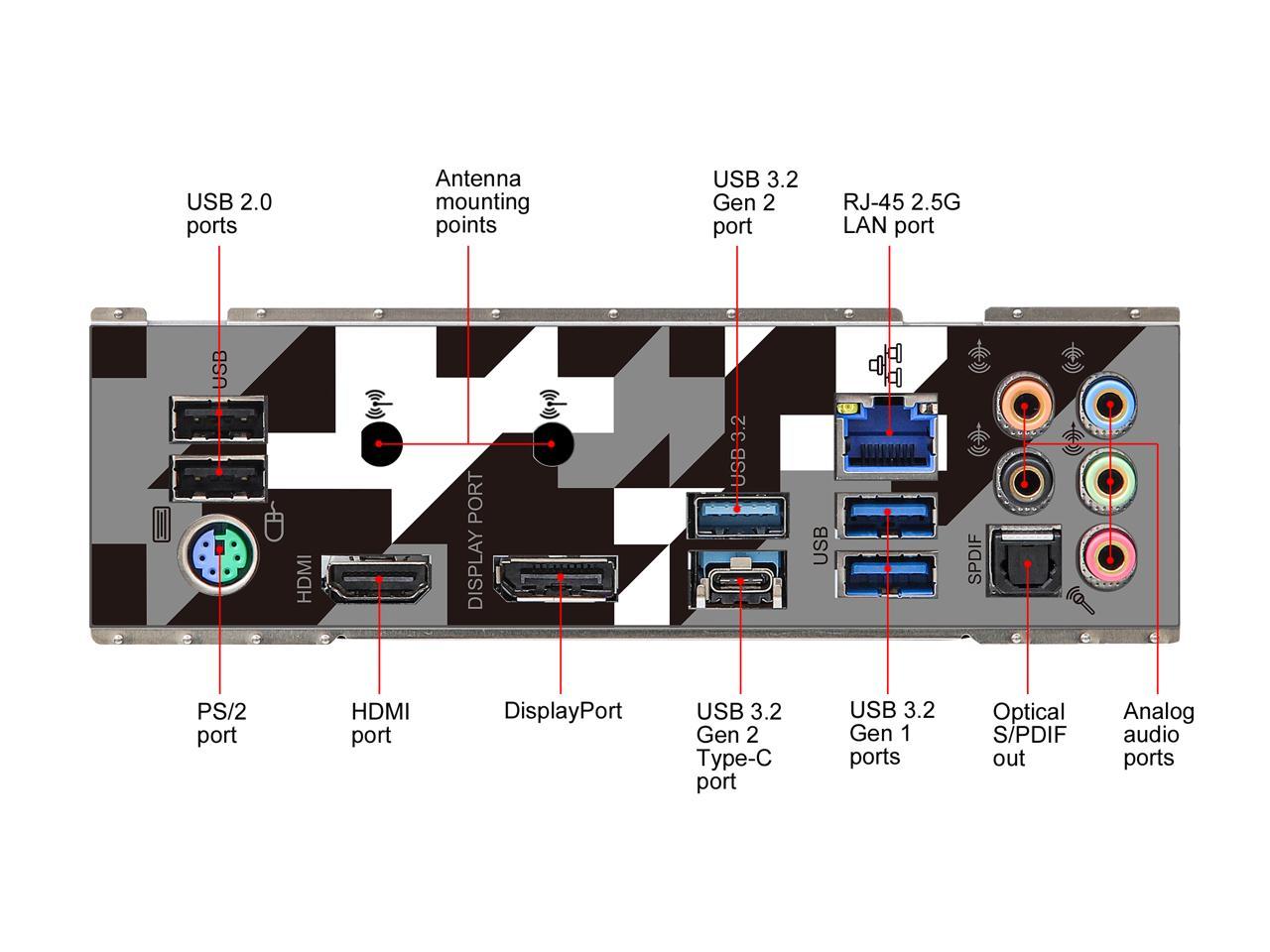 Asrock Z590 Steel Legend Lga 1200 Intel Z590 Sata 6Gb/S Atx Intel Motherboard