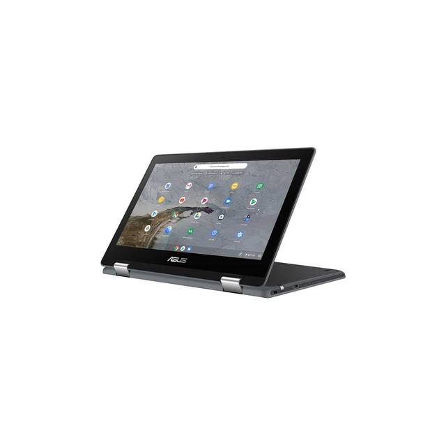 Asus Chromebook Flip C214Ma-Yz02T 11.6 Inch Intel Celeron N4020 1.1Ghz/ 4Gb Lpddr4/ 32Gb Emmc/ Usb3.2/ Chrome Os Notebook (Dark Grey)