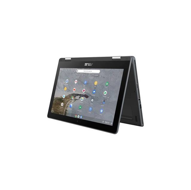 Asus Chromebook Flip C214Ma-Yz02T 11.6 Inch Intel Celeron N4020 1.1Ghz/ 4Gb Lpddr4/ 32Gb Emmc/ Usb3.2/ Chrome Os Notebook (Dark Grey)