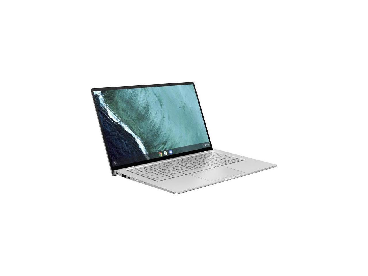 Asus Chromebook Flip C434Ta-Yz588T 14.0 Inch Intel Core I5-8200Y 1.3Ghz/ 8Gb Lpddr3/ 128Gb Emmc Hdd/ Usb3.2/ Chrome Os Notebook (Silver)