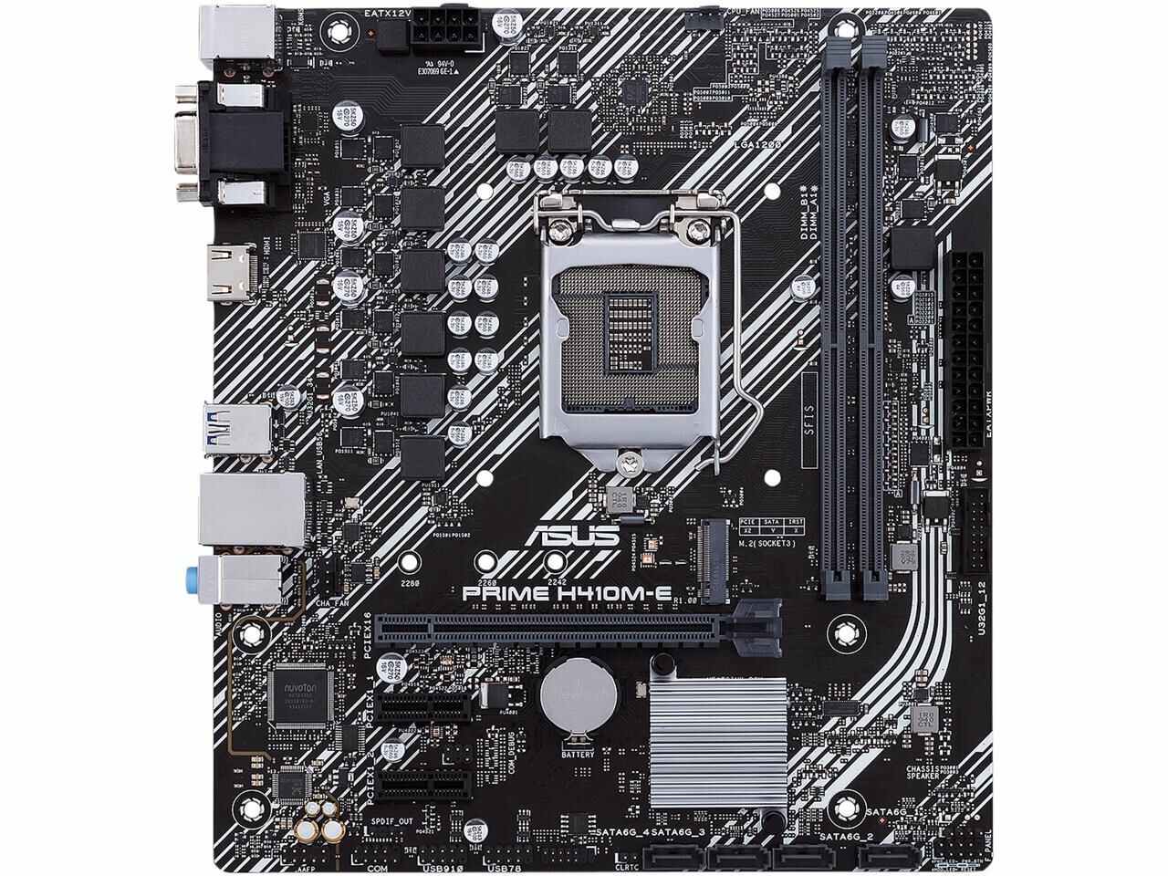 Asus Prime H410M-E Lga 1200 Intel H410 Sata 6Gb/S Micro Atx Intel Motherboard