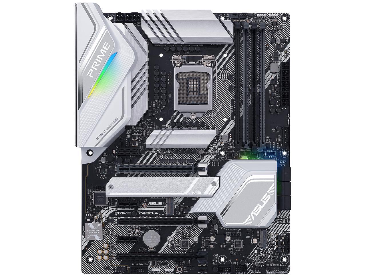 Asus Prime Z490-A Lga 1200 (Intel 10Th Gen) Intel Z490 Sata 6Gb/S Atx Intel Motherboard (14 Drmos
