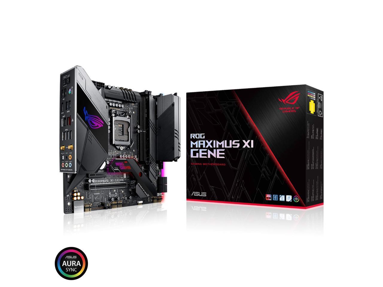 Asus Rog Maximus Xi Gene Lga 1151 (300 Series) Intel Z390 Sata 6Gb/S Micro Atx Intel Motherboard