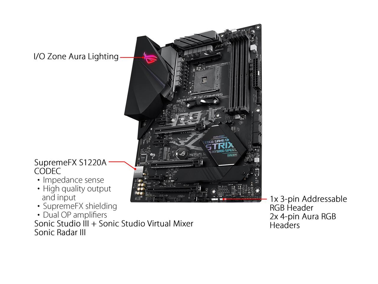 Asus Rog Strix B450-F Gaming Ii Amd Am4 (3Rd Gen Ryzen) Atx Gaming Motherboard