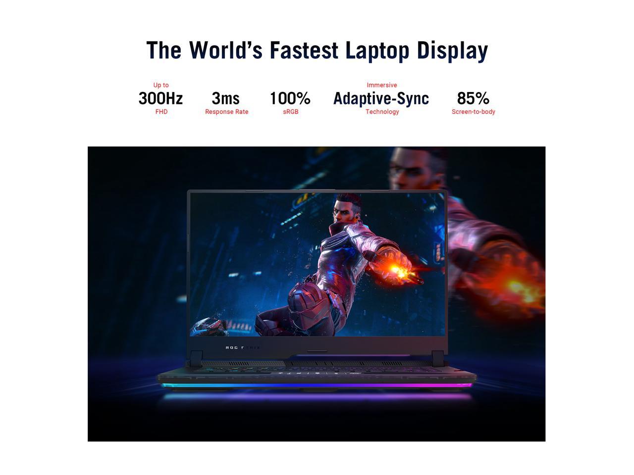 Asus Rog Strix Scar 15 (2021) Gaming Laptop, 15.6" 300Hz Ips Type Fhd, Nvidia Geforce Rtx 3080