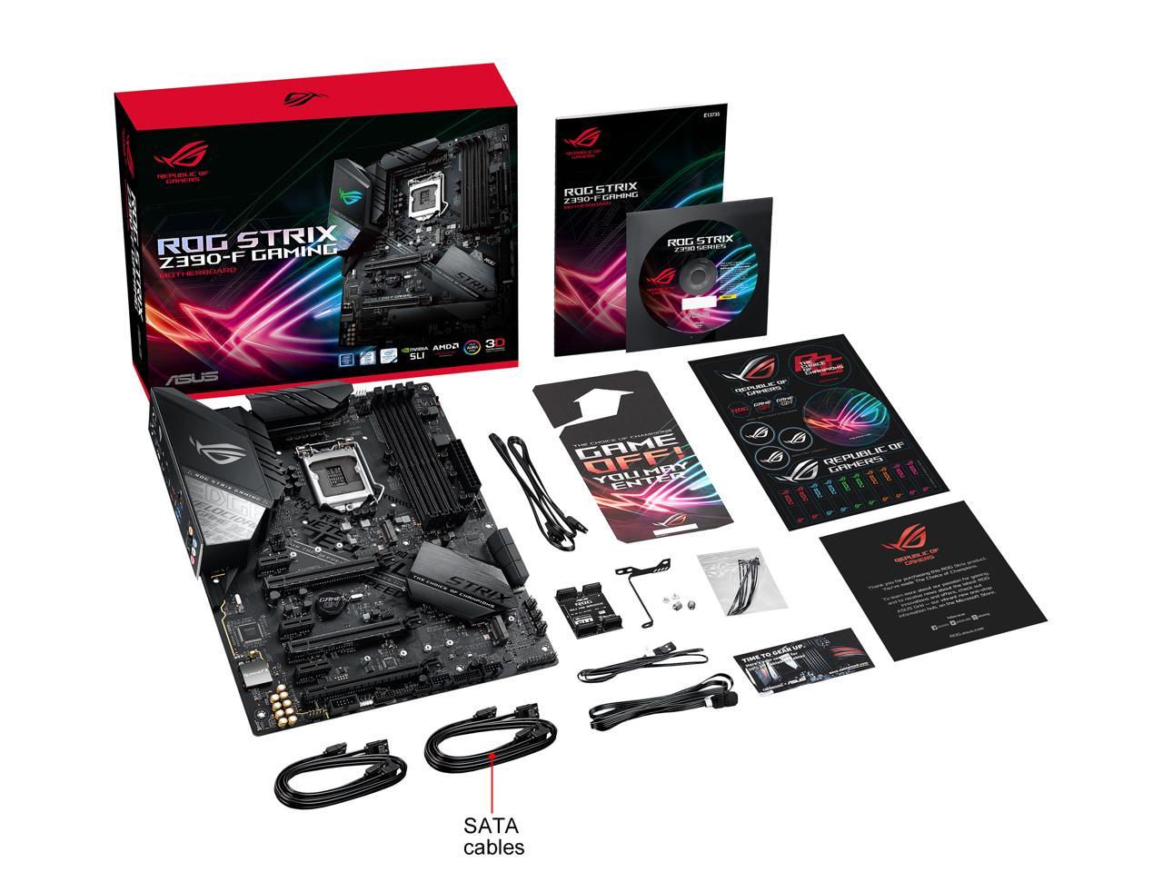Asus Rog Strix Z390-F Gaming Lga 1151 (300 Series) Intel Z390 Hdmi Sata 6Gb/S Usb 3.1 Atx Intel Motherboard