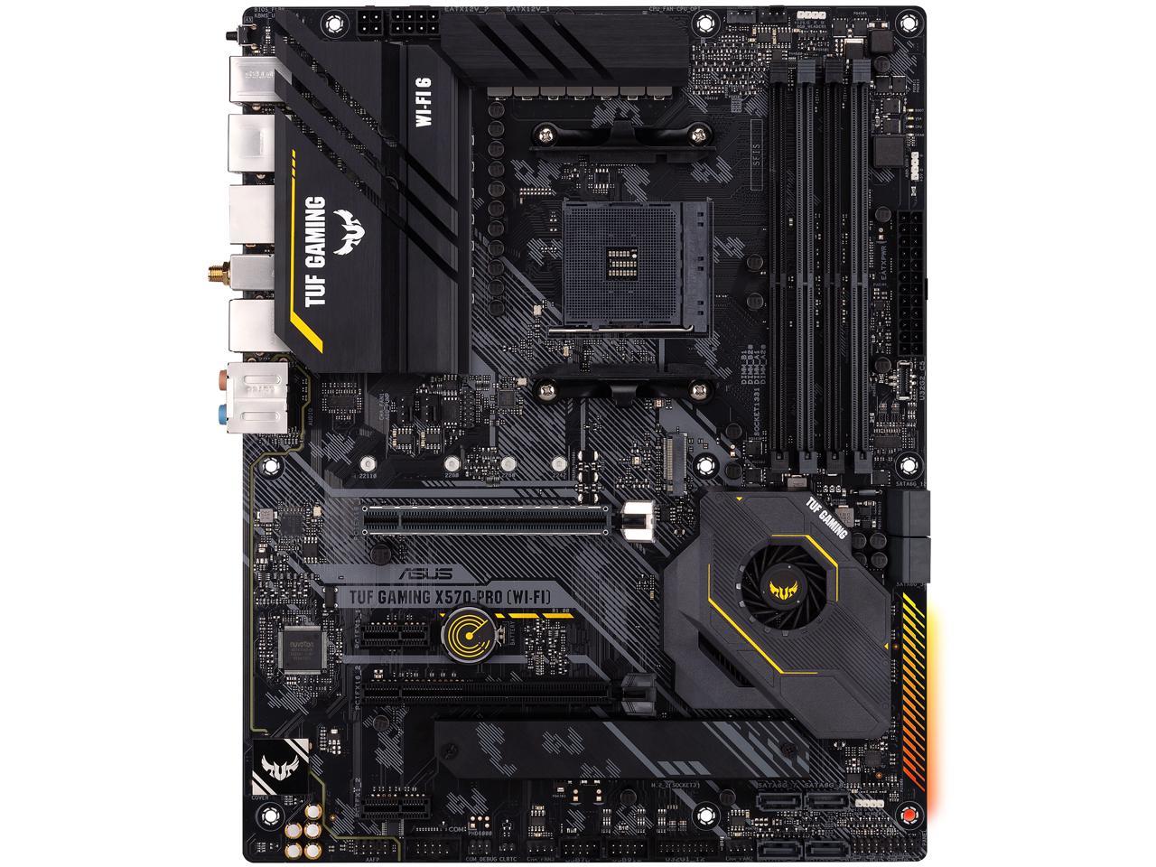 Asus Tuf Gaming X570-Pro (Wifi 6) Amd Am4 (3Rd Gen Ryzen Atx Gaming Motherboard)