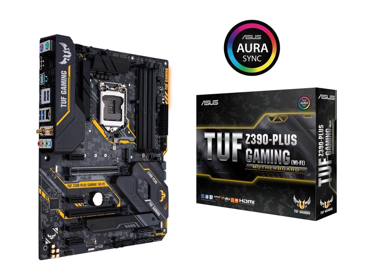 Asus Tuf Z390-Plus Gaming (Wi-Fi) Lga 1151 (300 Series) Intel Z390 Sata 6Gb/S Atx Intel Motherboard