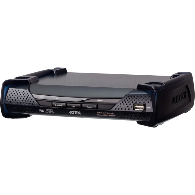 ATEN 2K DVI-D Dual-Link KVM over IP Receiver with Dual SFP & PoE KE6922R