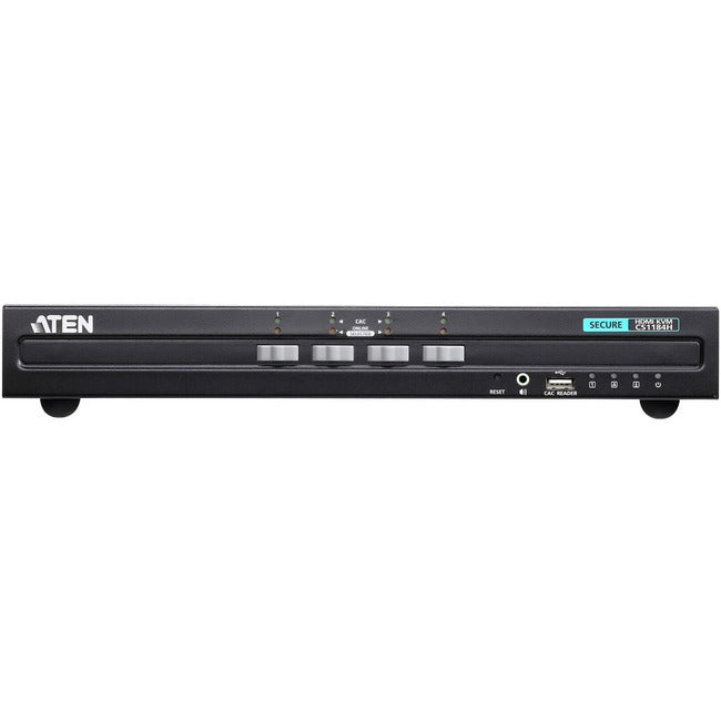 ATEN 4-Port USB HDMI Secure KVM Switch (PSS PP v3.0 Compliant)-TAA Compliant CS1184H