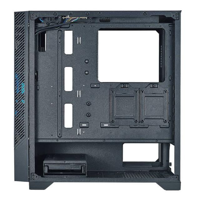 Azza Csaz-440 Eclipse No Power Supply Atx Mid Tower Case W/ Window (Black)