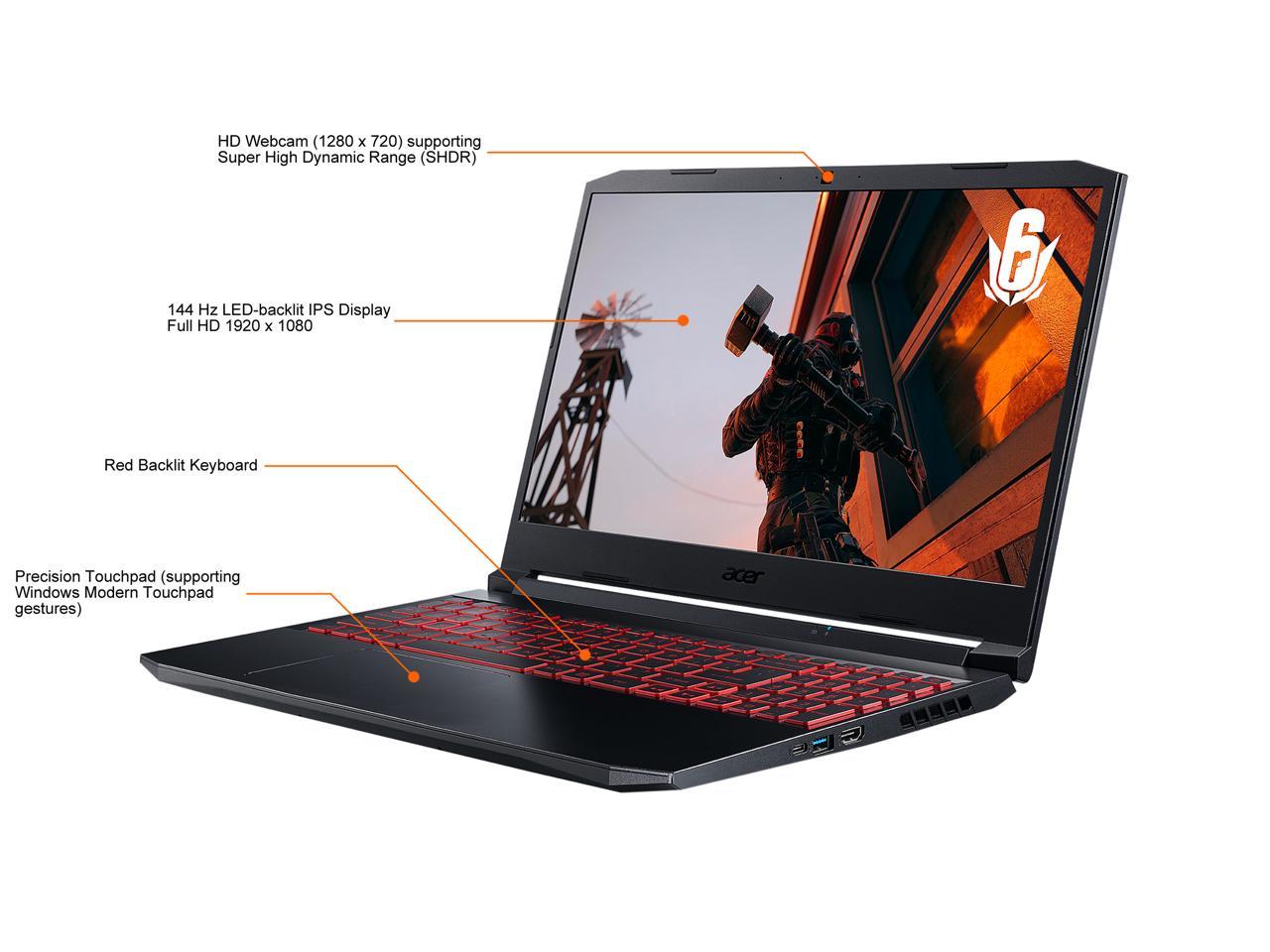 Acer Nitro 5 - 15.6" 144 Hz Ips - Intel Core I5 10Th Gen 10300 H (2.50Ghz) - Nvidia Geforce Rtx 3050