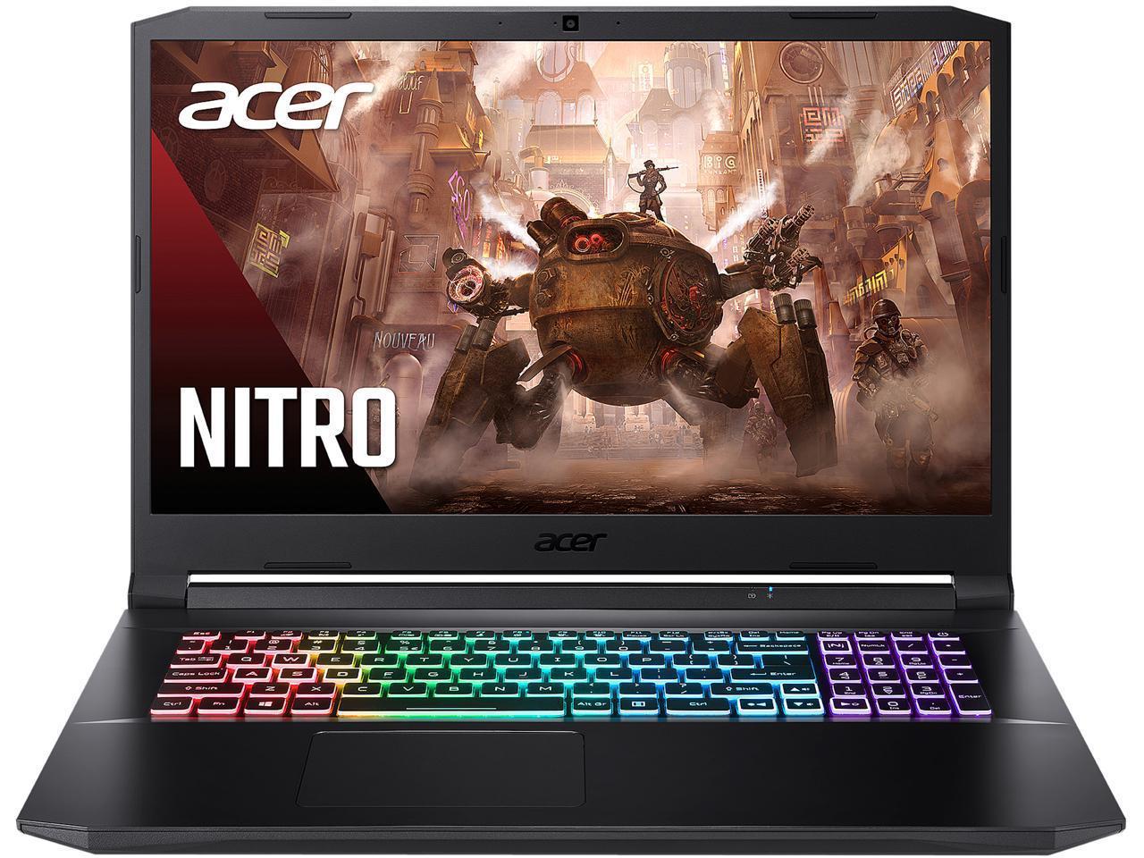 Acer Nitro 5 - 17.3" 360 Hz Ips - Amd Ryzen 7 5000 Series 5800H (3.20Ghz) - Nvidia Geforce Rtx