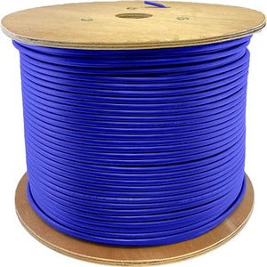 AddOn 1000ft Non-Terminated Blue Cat6A STP Plenum-Rated Copper Patch Cable ADD-CAT6A1KSP-BE