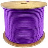 AddOn 1000ft Non-Terminated Purple Cat6 UTP PVC Solid Copper Patch Cable ADD-CAT61KSD-PE