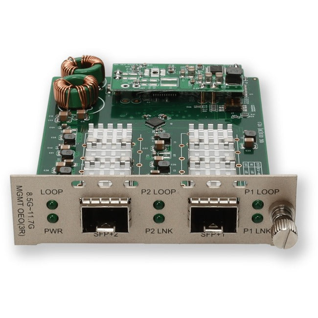 Addon 10G Oeo Converter (3R Repeater) With 2 Open Sfp+ Slots Media Converter Card For Our Rack Or Standalone Systems