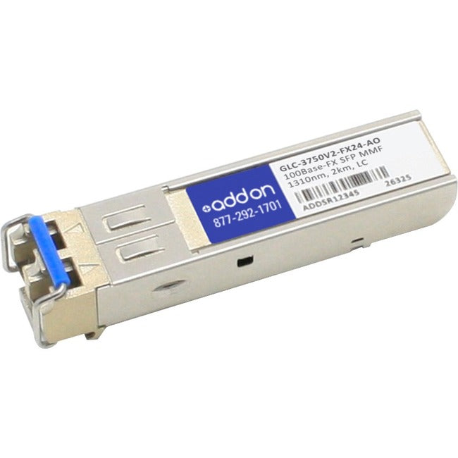 Addon 24-Pack Of Cisco Glc-3750V2-Fx24 Compatible Taa Compliant 100Base-Fx Sfp Transceiver (Mmf, 1310Nm, 2Km, Lc)