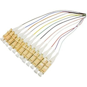 Addon 3M Splice To Sc (Female) 12-Strand Multicolored Os1 Fiber Pigtail Cable