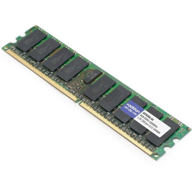 AddOn AA160D3N/4G x1 Lenovo 03T6566 Compatible 4GB DDR3-1600MHz Unbuffered Dual Rank 1.5V 240-pin CL11 UDIMM 03T6566-AA